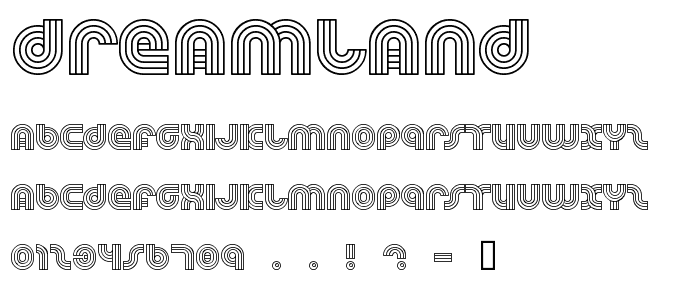 Dreamland font