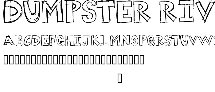 Dumpster Diver font