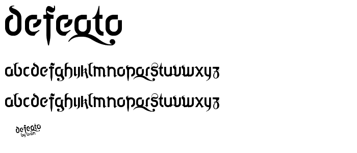 defeqto font