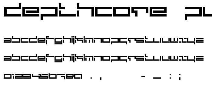 depthcore public font