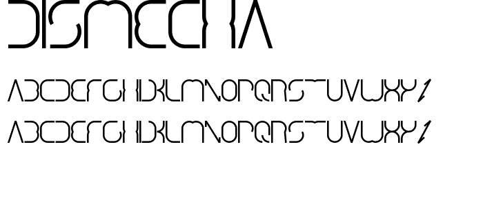 dismecha font