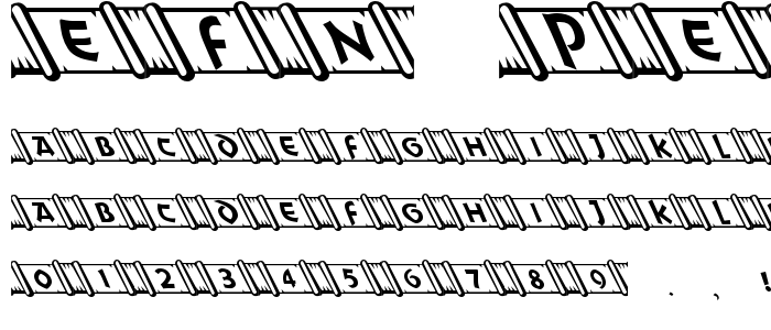 EFN Pergamin font