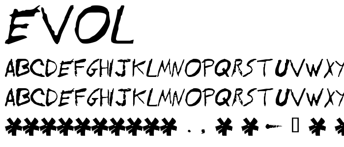 EVOL font