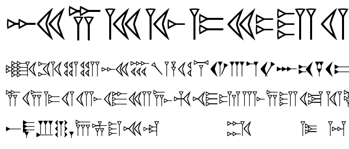 EasyCuneiform font