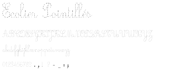 Ecolier_pointillés font