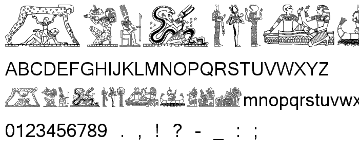 Egypt font