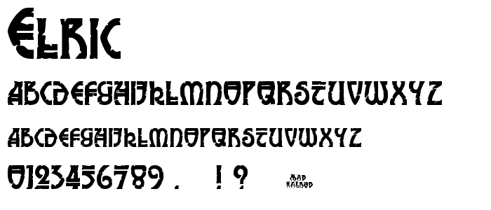 Elric font