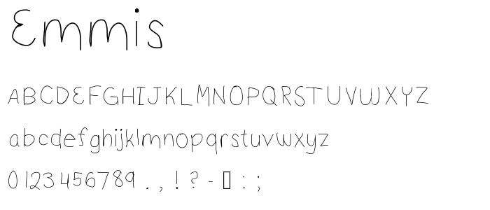 Emmis font