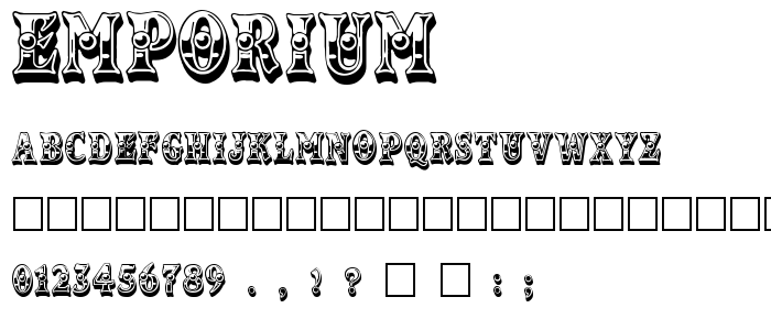 Emporium font