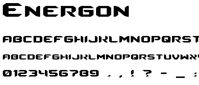 Energon font