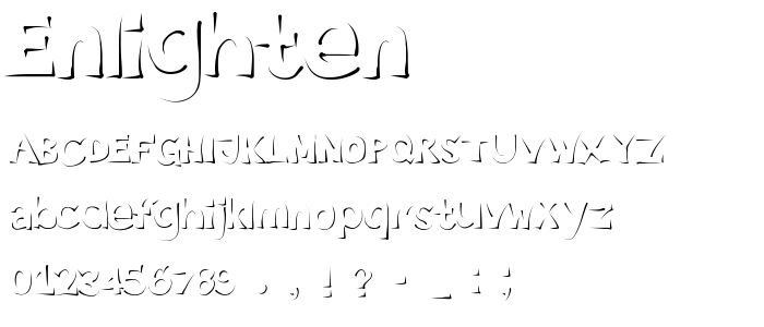 Enlighten  font