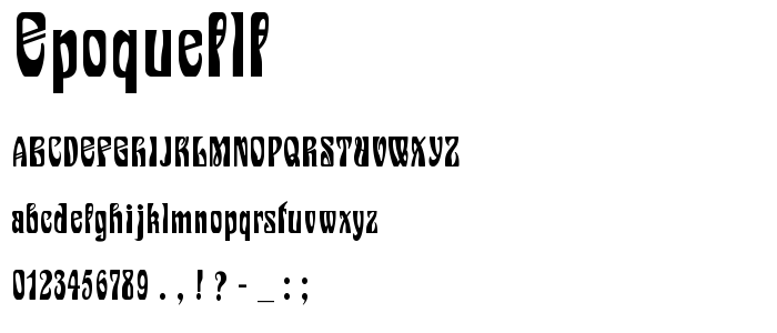 EpoqueFLF font