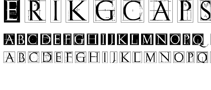 ErikGCapsSkInvers font