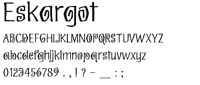 Eskargot font