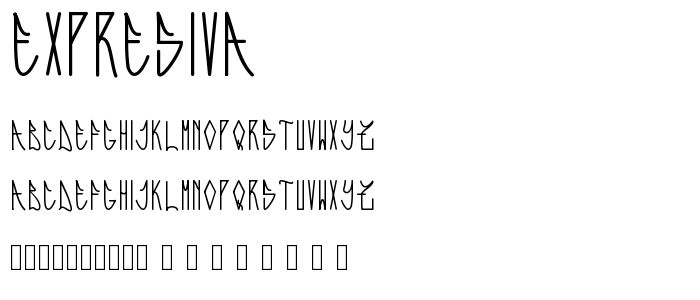 Expresiva font