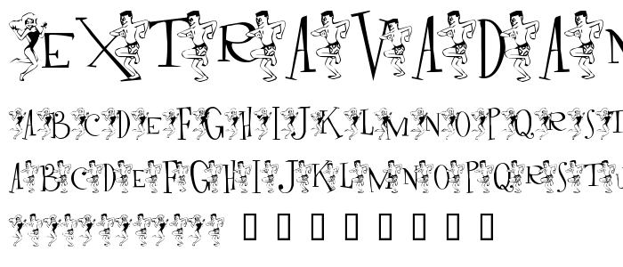 ExtravaDance font