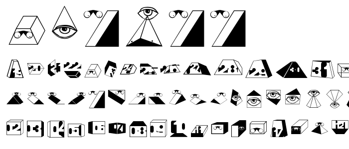 EyeSee font