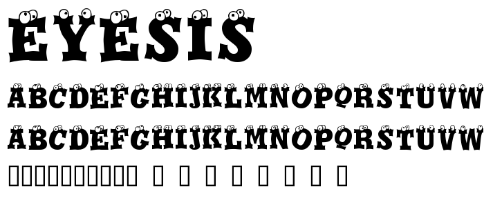 Eyesis font