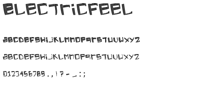 electricfeel font