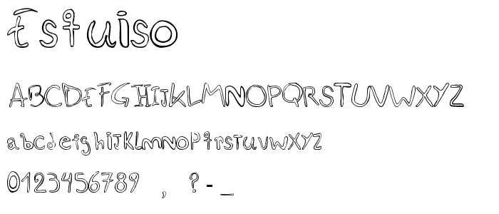 esquiso font