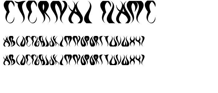 eternal flame font