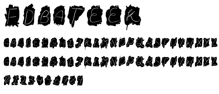 FDBateek font