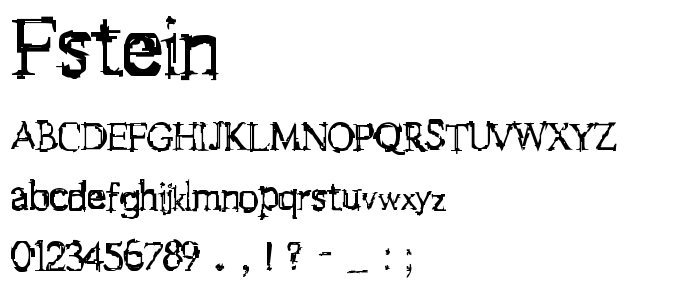 FStein font