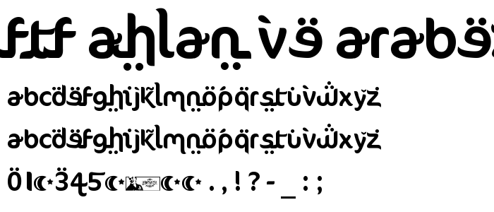 FTF Ahlan Ve Arabez FREE font