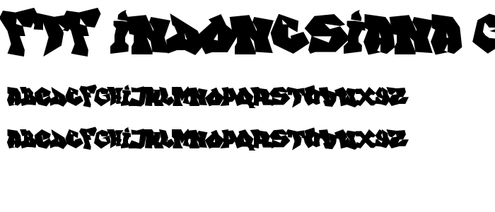 FTF Indonesiana Go Graffitiana font