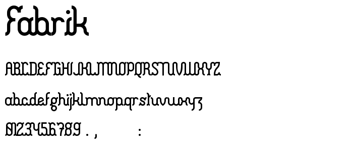 Fabrik font