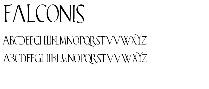 Falconis font