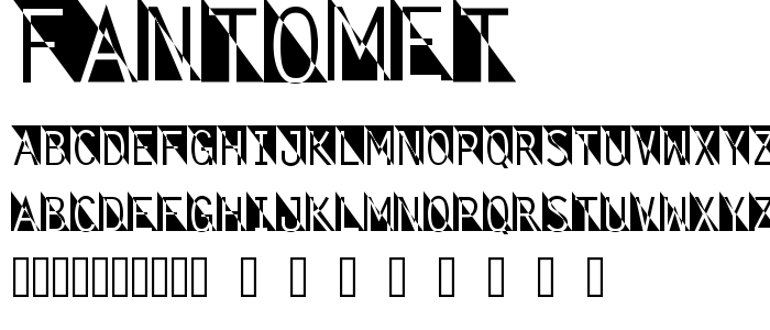 Fantomet font