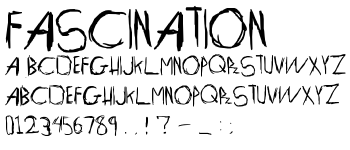 Fascination font