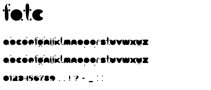 FatC font