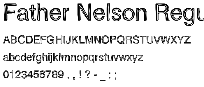 Father Nelson Regular font