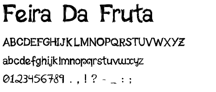 Feira da Fruta font