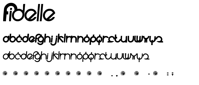 Fidelle font