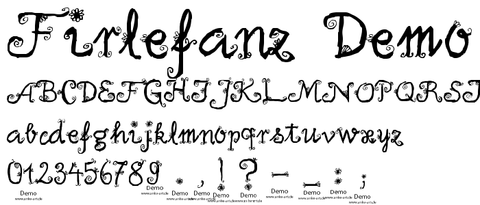 Firlefanz Demo font