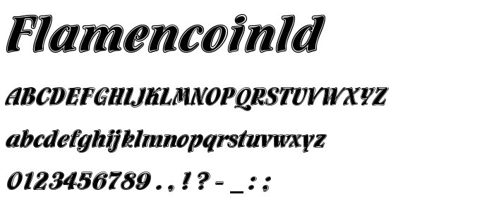 FlamencoInlD font