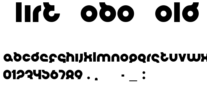 Flirt Bobo Bold font