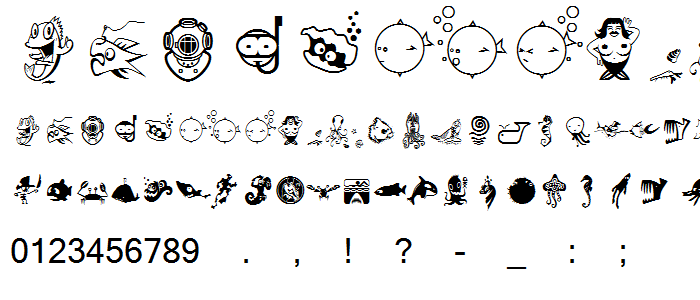 Flood Icons font