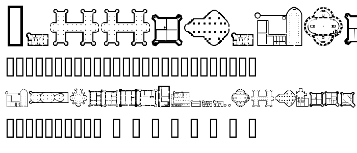 Floorplans Demo font