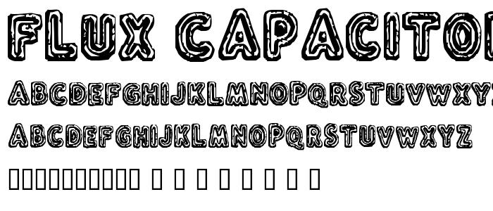 Flux Capacitor font