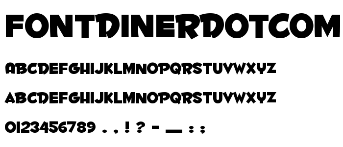 Fontdinerdotcom Huggable font