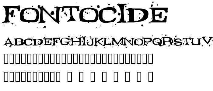 Fontocide font