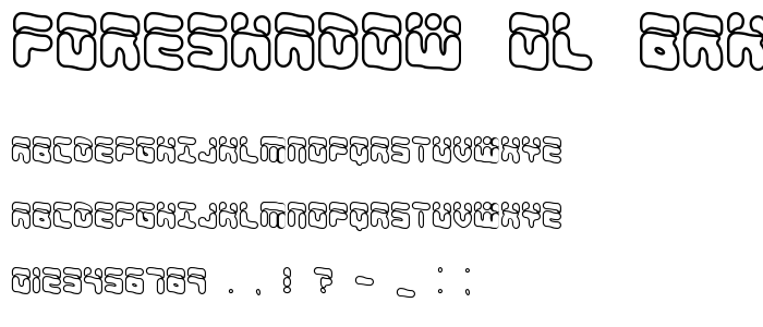 Foreshadow OL BRK font