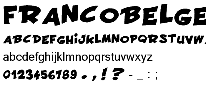 Francobelge font