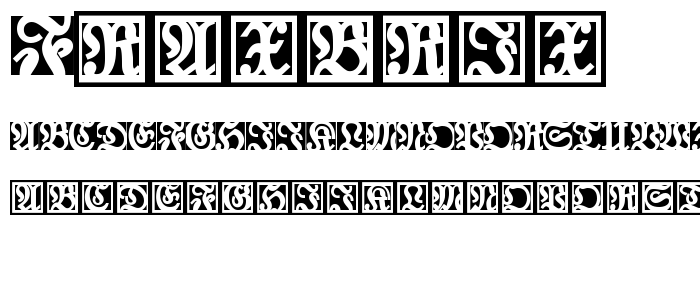 FraxBrix font