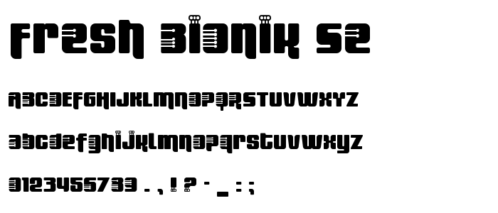 Fresh Bionik SE font