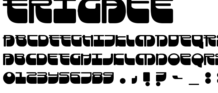 Frigate font